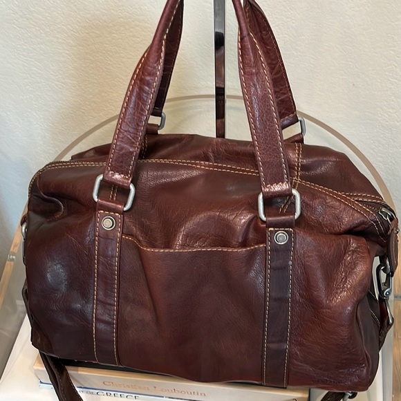Jack Georges Brown Leather Bag